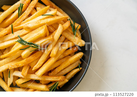 French fries with sour cream and ketchup French fries with sour cream and ketchup 113527220