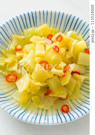 spicy salad pickle cabbage or celery with sesame oil spicy salad pickle cabbage or celery with sesame oil 113528000