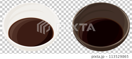 盤子裡的醬油 盤子裡的醬油 113529865