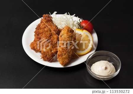 美味しそうなカキフライ 美味しそうなカキフライ 113530272