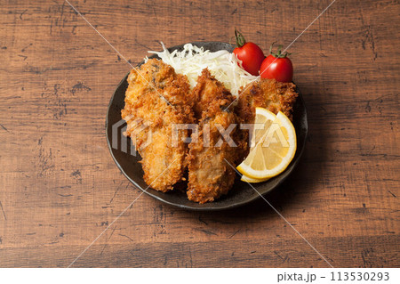 美味しそうなカキフライ 美味しそうなカキフライ 113530293