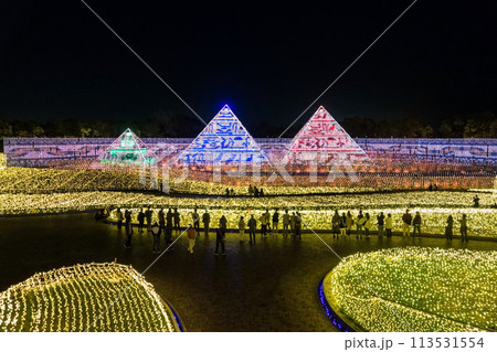 なばなの里イルミネーション・黄金のピラミッド《三重県桑名市ナガシマリゾート》 113531554