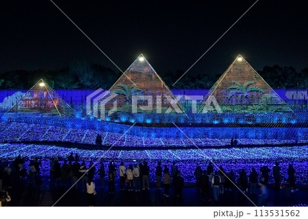 なばなの里イルミネーション・黄金のピラミッド《三重県桑名市ナガシマリゾート》 113531562