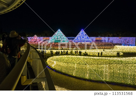 なばなの里イルミネーション・黄金のピラミッド《三重県桑名市ナガシマリゾート》 113531568