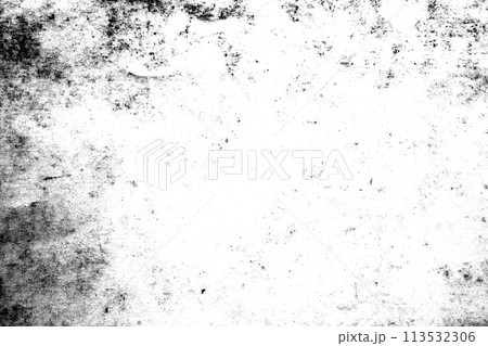Abstract grunge black and white distressed texture background 113532306