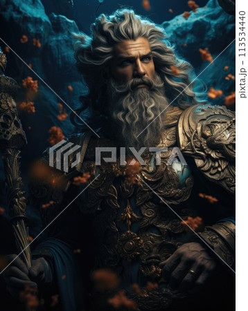 Poseidon Historical Old and Ancient Mythology - Olympic Gods. Greek rulers and lords , heavenly powers, kings. ancient third generation gods, supreme deities who dwelt mount olympus. Poseidon Historical Old and Ancient Mythology - Olympic Gods. Greek rulers and lords , heavenly powers, kings. ancient third generation gods, supreme deities who dwelt mount olympus. 113534440