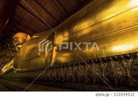 バンコク ワット・ポーの涅槃仏 / Wat Pho, Bangkok, Thailand バンコク ワット・ポーの涅槃仏 / Wat Pho, Bangkok, Thailand 113534512