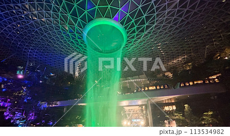 チャンギ空港 美しい風景 緑 チャンギ空港 美しい風景 緑 113534982