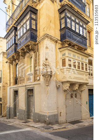 typical religious statues in Valletta, Malta typical religious statues in Valletta, Malta 113535683