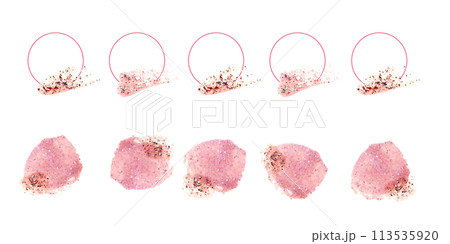 ラメをちりばめた暖色系あしらいセット 赤 ピンク キラキラ 塗りかけネイル風 ラメをちりばめた暖色系あしらいセット 赤 ピンク キラキラ 塗りかけネイル風 113535920
