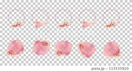 ラメをちりばめた暖色系あしらいセット 赤 ピンク キラキラ 塗りかけネイル風 ラメをちりばめた暖色系あしらいセット 赤 ピンク キラキラ 塗りかけネイル風 113535920