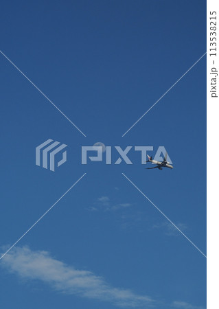 月と飛行機 113538215