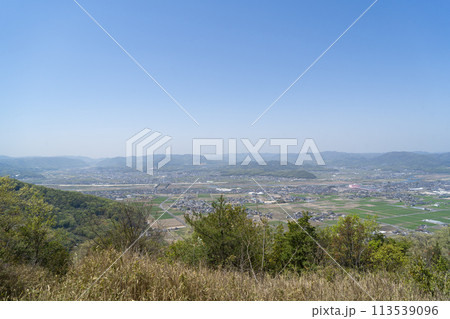 福山の山頂から見た景色（岡山県総社市） 113539096