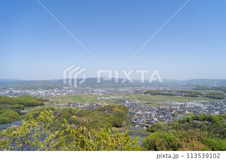 幸山の山頂から見た景色（岡山県総社市） 113539102