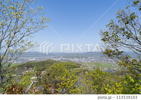 幸山の山頂から見た景色（岡山県総社市） 113539103
