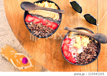 インド洋の真珠モルディブで食べるアサイーボウル 113541335