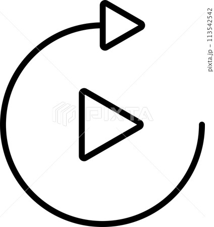 リプレイを表すアイコン リプレイを表すアイコン 113542542