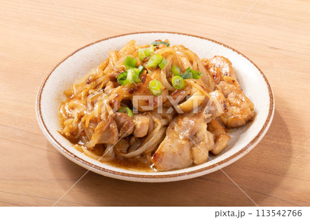 鶏肉もやし炒め 鶏肉もやし炒め 113542766