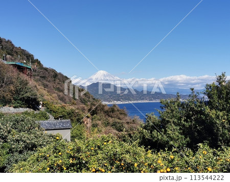 静岡市 薩埵峠から見る富士山 静岡市 薩埵峠から見る富士山 113544222