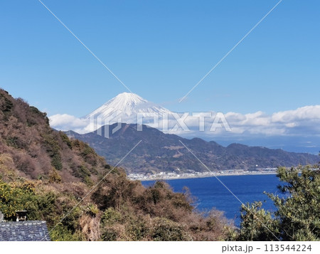 静岡市 薩埵峠から見る富士山 静岡市 薩埵峠から見る富士山 113544224
