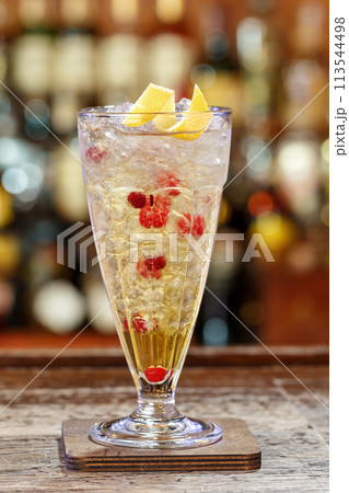 Apple banana cocktail 113544498