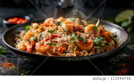 Pad thai. Thai food concept. 113544738