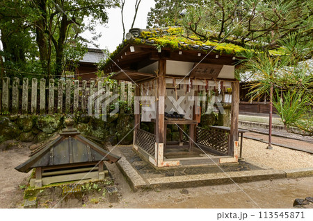【京都】木々に囲まれた今宮神社の参道には、美味しいあぶり餅のお店が並び、どちらも美味しいです。 113545871