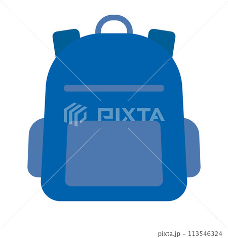 リュックサック青色 113546324