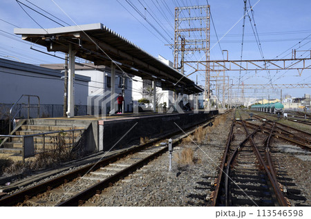 午後の駅 113546598