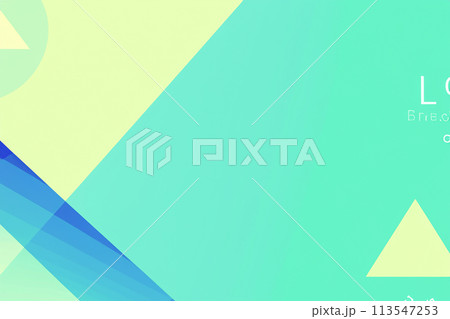 Geometric abstract background. Minimal geometric. Trendy gradient shape design. Modern futuristic graphic. Suit for banner, brochure, business, flyer, poster, website. 113547253