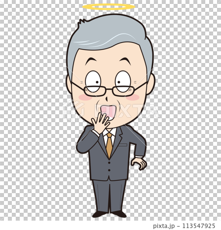 Surprised deceased businessman Surprised deceased businessman 113547925