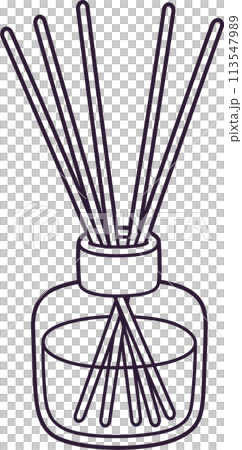 Reed diffuser home fragrance drawing Reed diffuser home fragrance drawing 113547989