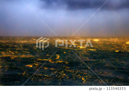 Kara sea (basin of Arctic ocean) in high Arctic 113548353