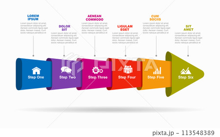 Infographic design template with place for your data. Vector illustration. Infographic design template with place for your data. Vector illustration. 113548389