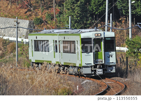 八高線 折原ー竹沢 JR東日本 キハ112-204+キハ111-204(高崎) 八高線 折原ー竹沢 JR東日本 キハ112-204+キハ111-204(高崎) 113550355