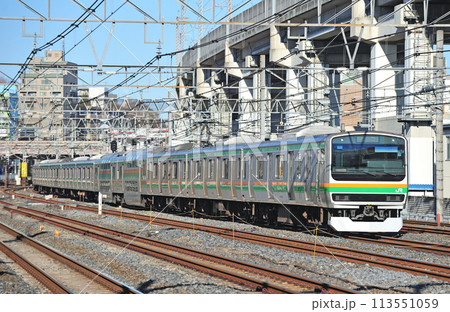 東北本線　赤羽ー尾久　JR東日本　E231系1000番台　U502編成（小山） 113551059