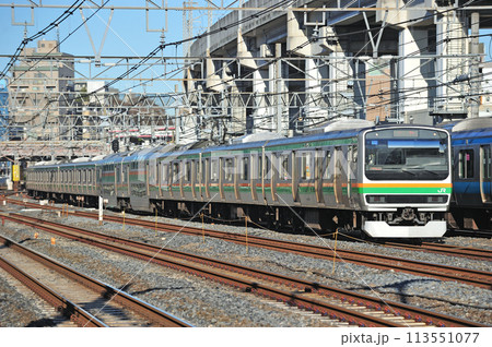 東北本線　赤羽ー尾久　JR東日本　E231系1000番台　U510編成（小山） 113551077