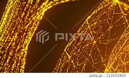 Abstract Gold Particles 113552403