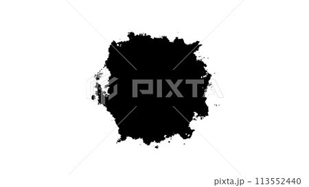 3d render Black ink 3d render Black ink 113552440