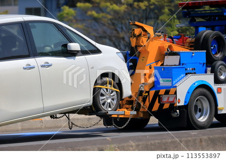車のレッカー移動 イメージ 車のレッカー移動 イメージ 113553897