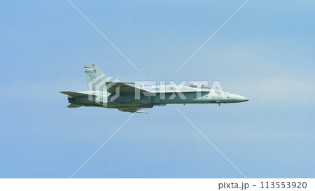 アメリカ海軍F/A-18Cホーネット水平飛行 113553920
