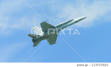 アメリカ海軍F/A-18Cホーネット上昇 113553925