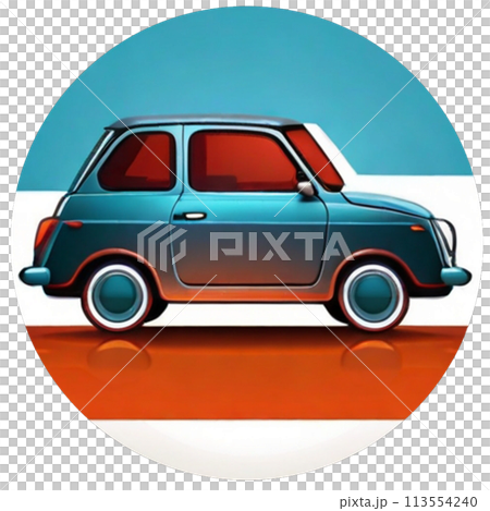 レトロな車のイラスト 113554240