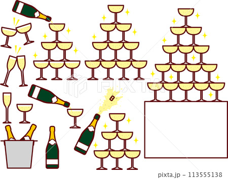 シャンパンセット 113555138