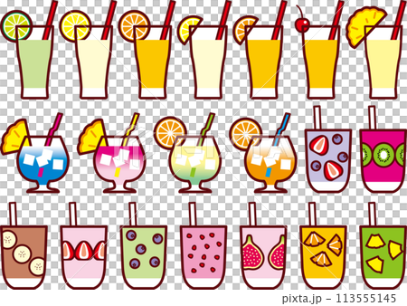 Fruit juice set 113555145