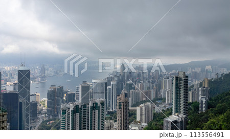 the Hong Kong City and Victoria Harbour April 5 2024 113556491
