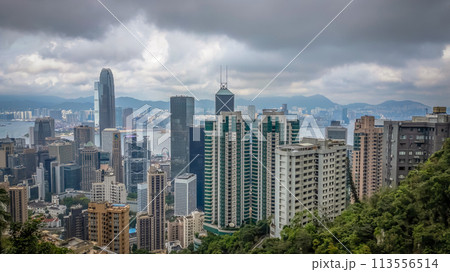 middle level residential buildings in Hong Kong April 5 2024 113556514