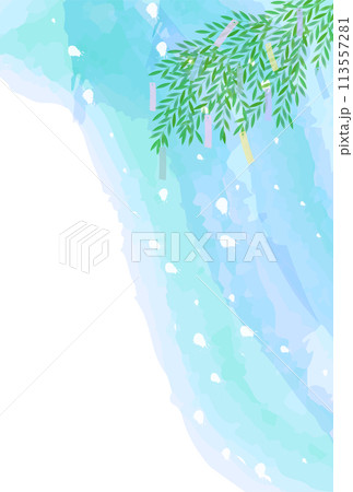七夕 和柄 夏 背景 七夕 和柄 夏 背景 113557281
