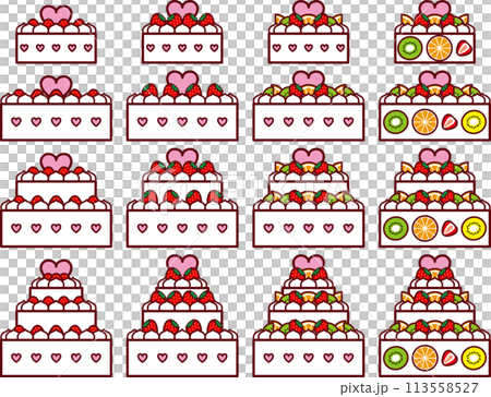 Wedding cake set 1 Wedding cake set 1 113558527