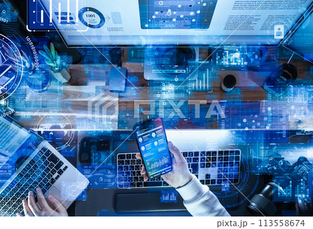 PCデスク..パソコンデスク 113558674